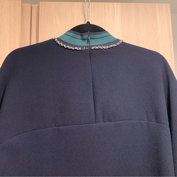 Zara Long Sleeve Blouse with beaded details - L - Picture 4 of 10